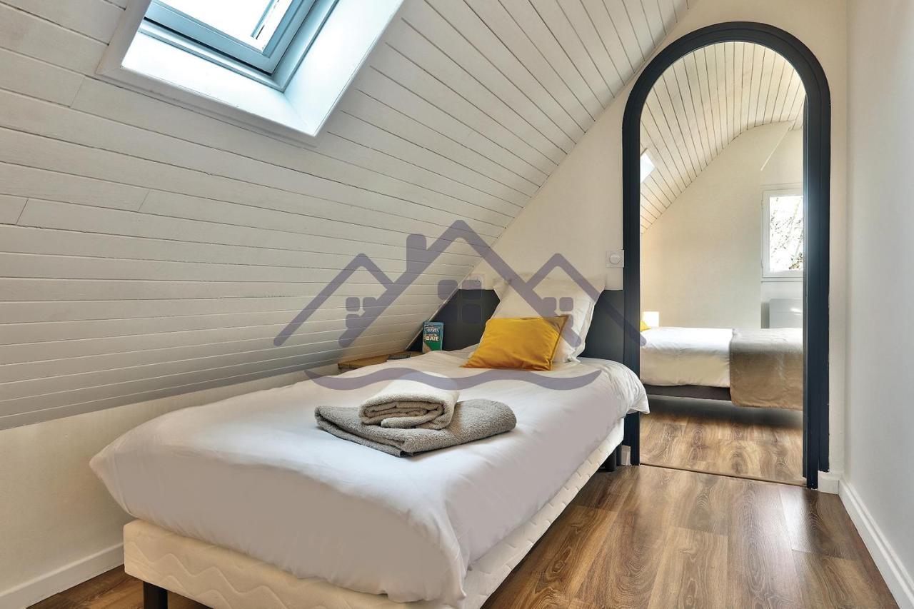 Localise - M33B - Kerbraz, Maison En Duplex Avec Jardin Clos Au Guilvinec - Tout A Pied, Plages, Port, Centre, Commerces, Marche - Wif Inclus - Linge De Lit Inclus Villa Dış mekan fotoğraf
