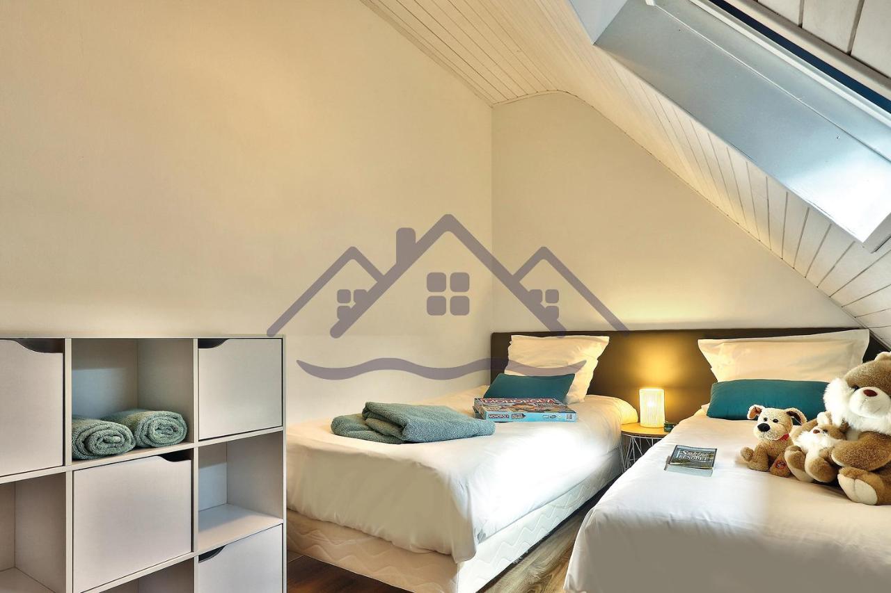 Localise - M33B - Kerbraz, Maison En Duplex Avec Jardin Clos Au Guilvinec - Tout A Pied, Plages, Port, Centre, Commerces, Marche - Wif Inclus - Linge De Lit Inclus Villa Dış mekan fotoğraf