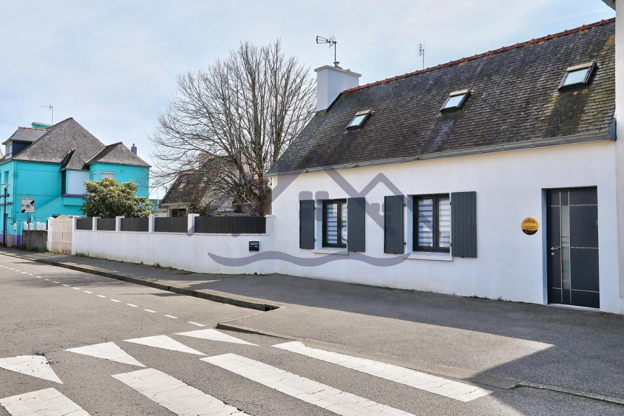 Localise - M33B - Kerbraz, Maison En Duplex Avec Jardin Clos Au Guilvinec - Tout A Pied, Plages, Port, Centre, Commerces, Marche - Wif Inclus - Linge De Lit Inclus Villa Dış mekan fotoğraf
